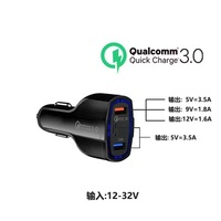 Chargeur de voiture USB Double port USB + type c QC3.0 20W Charge rapide de haute qualité, téléphone portable durable pour voiture Fourniture en usine
