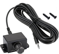 Control Remoto para Amplificador, Reemplazo de Perilla de Bajos, Puerto Jack de 3.5 mm, Kit de Control de Perilla de Bajos Universal con Cable de Conexión de 5 Metros