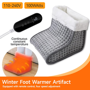Calentador de Pies con Control de Tiempo y Temperatura, Lavable, Térmico, Masajeador, Almohadilla para el Cuidado de los Pies - Product Image 1