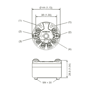 SITRANS TH100 para PT100, Transmisor de Temperatura Económico, Mediciones Rápidas y Confiables, Módem SIPROM T Gratis - Product Image 3
