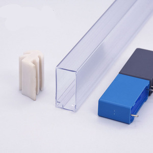 Nhà Sản Xuất Chống Tĩnh PVC Ống Nhựa Cho Bao Bì Điện Tử Cứng Điện trở Trong Suốt IC Chăm Sóc Da Mắt Kem Mặt Nạ - Product Image 2