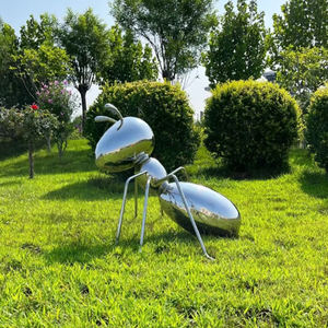 Không gian thương mại thép không gỉ kiến Điêu khắc Kim Loại nghệ thuật cài đặt-Thiết kế hiện đại bền cho các khu vườn Văn phòng khách sạn & Trường học - Product Image 3