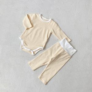 2-teiliges Hochwertiges Herbst-Baumwoll-Neugeborenen-Bekleidungsset als Geschenk im Großhandel - Product Image 3