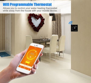 <span class=keywords><strong>Thermomètre</strong></span> numérique LCD Wifi HY03WE pour chauffage au <span class=keywords><strong>sol</strong></span> électrique avec application en version anglaise sur Android/iPhone - Product Image 2