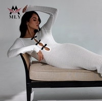 Robe de plage en résille MLY pour femmes, couverture de plage en crochet, maillot de bain en coton, vêtements de plage en maille, robe d'été creuse, maillot de bain de plage 2026