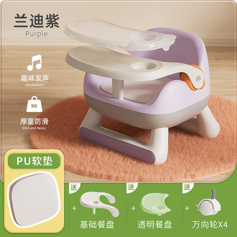 Aubin White [Roues doubles pour assiettes en PU]