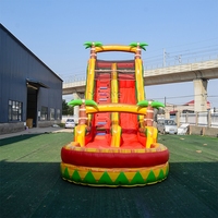 Toboggan aquatique gonflable géant pour enfants, toboggan aquatique gonflable pour location, fête, piscine