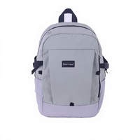Sac à dos de sport unisexe tendance et décontracté, en polyester imperméable, 20-36L, pour collège, sport, ordinateur portable, école, nouvelle arrivée, fermeture éclair