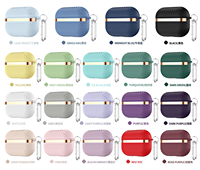 Housse de protection en silicone souple pour Pro 2e/3e génération, antichoc, anti-perte, boîte de charge pour écouteurs sans fil avec sac