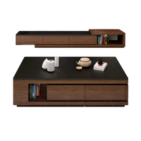 Ensemble Luxe Classique Meuble TV Table Basse Miroir Meubles en Bois pour Maison Salon Chambre Rangement Salle à Manger pour Hôtels