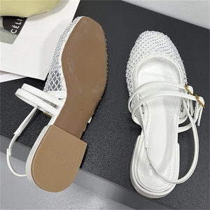 Zapatos Planos de Verano 2025 de Alta Calidad para Mujer, Transpirables, Antideslizantes, Cómodos, Tipo Ballet, Tallas 35-43 - Product Image 5
