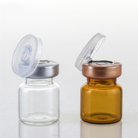 Flacons vides en verre pour produits pharmaceutiques, 1ml, 2ml, 3ml, 5ml, 8ml, 10ml, injection tubulaire ambre clair, tube à essai stérile