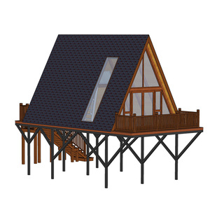 Casa Prefabricada de Lujo Tipo A, de Baja Altura, Aislada Térmicamente, Modular, Casa Triangular Pequeña para Apartamento, Cabaña Prefabricada - Product Image 6