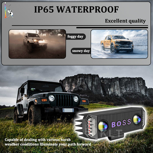 Nouvelle barre lumineuse LED KLT 12/24V pour voiture, moto, camion, véhicule tout-terrain, design <span class=keywords><strong>Boss</strong></span>, feux de jour DRL - Product Image 4