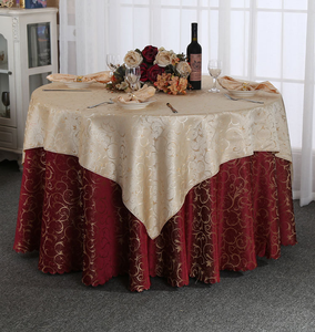 Nappe jetable en polyester jacquard imperméable et anti-taches pour mariages, fêtes, maison, banquets en plein air, tissu tissé - Product Image 5