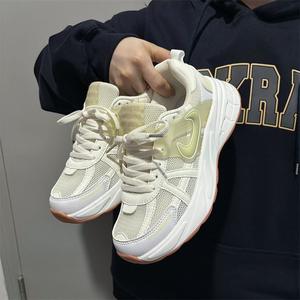 Zapatillas Deportivas Casuales <span class=keywords><strong>de</strong></span> Malla Transpirable para <span class=keywords><strong>Mujer</strong></span>, Primavera-Verano, Estilo Coreano, Retro, con Cierre <span class=keywords><strong>de</strong></span> Cordones - Product Image 1