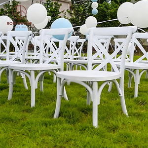 <span class=keywords><strong>เก้าอี้</strong></span><span class=keywords><strong>พลาสติก</strong></span>สำหรับงานจัดเลี้ยง งานแต่งงาน งานอีเว้นท์  แบบมีพนักพิงไขว้ - Product Image 2