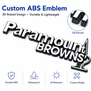 Emblème de voiture personnalisé en ABS 3D chromé électrolytique, badge en plastique étanche avec <span class=keywords><strong>logo</strong></span> de votre <span class=keywords><strong>marque</strong></span> pour l'<span class=keywords><strong>automobile</strong></span> et les appareils électroménagers - Product Image 2