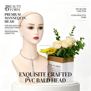 Nouveaux <span class=keywords><strong>mannequins</strong></span> de tête de modèle féminin pour anime japonais et coréen, présentoirs de perruques, moules de tête, figurines, accessoires de tête de poupée - Product Image 2