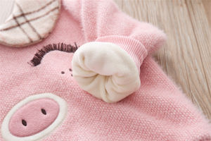 Nuova moda invernale <span class=keywords><strong>vestiti</strong></span> per bambini e ragazze gonna di lana e maglione Set Casual cotone stampa abbigliamento per bambini - Product Image 5