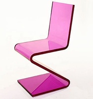 Conception claire de chaise de Lucite de caractéristique de support d'affichage acrylique transparent pour diner