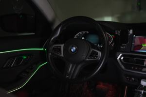 Kit de Luces Ambientales LED de 28 LED con Efecto Arcoíris para BMW Serie 3 G20 G28 2020-2022, Iluminación Interior Multicolor - Product Image 2