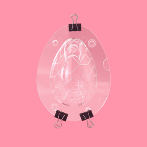 แม่พิมพ์ช็อคโกแลตจำลองไข่ไดโนเสาร์ลวดลาย3D อุปกรณ์ทำเค้กโมเดลไข่อีสเตอร์พลาสติกที่เป็นมิตรกับสิ่งแวดล้อม - Product Image 3