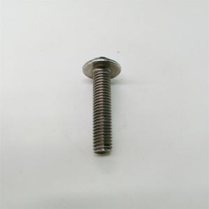 Tornillo de cabeza de brida Torx de acero inoxidable personalizado con arandela adjunta para uso exterior, tornillos de brida Torx antirrobo - Product Image 2