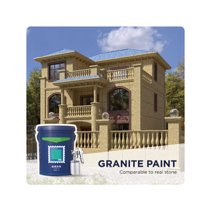 Nouvelle Conception Écologique Qihang Peinture Liquide Acrylique Effet Pierre Calcaire pour Application au Pinceau Revêtement Bâtiment - Product Image 5