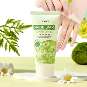 Masker Gel Pengelupas Kulit Mati Chamomile Private Label, Membersihkan Tangan Secara Mendalam, Melembapkan Instan, Lembut - Product Image 1