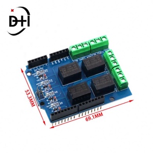 โมดูลรีเลย์ 4 ช่อง 5v บอร์ดควบคุมรีเลย์ 4 ช่อง บอร์ดขยายรีเลย์สำหรับ R3 mega 2560 - Product Image 6