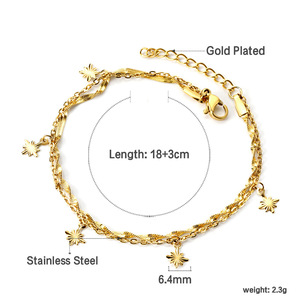 Fashion Charm <b>Bracelet</b> Gold Tone <b>Snake</b> <b>Chain</b> With Crystal Bezel Setting For Women Gift Jewelry - Product Image 3