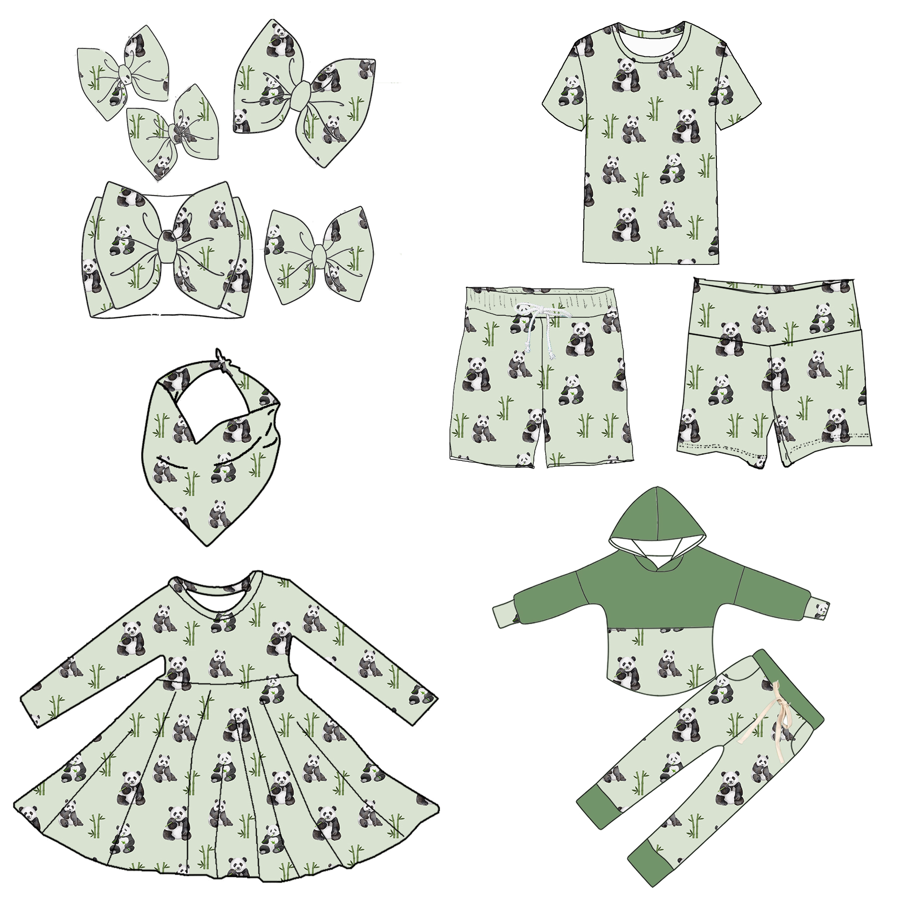 set di abbigliamento per ragazze 6