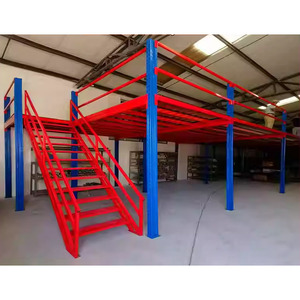 Nhiệm vụ nặng nề kho tầng lửng tầng gác xép nền tảng thép lưu trữ gác mái GIá hỗ trợ Pallet kệ đa cấp hệ thống giá - Product Image 4