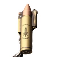 Briquet classique en métal avec allumage pour cigarettes, briquet à gaz rechargeable durable pour les fêtes