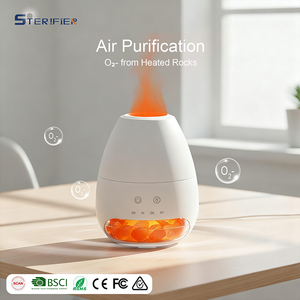 Nouvelle Arrivée 2026 - Diffuseur d'Huiles Essentielles Lampe de Sel - Humidificateur Ultrasonique Silencieux pour Chambre à Coucher et <span class=keywords><strong>Aide</strong></span> au Sommeil - Product Image 1