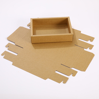 Dossiers en papier kraft personnalisés avec gaufrage et pelliculage mat pour l'emballage de cadeaux, de bonbons et de chocolats recyclables
