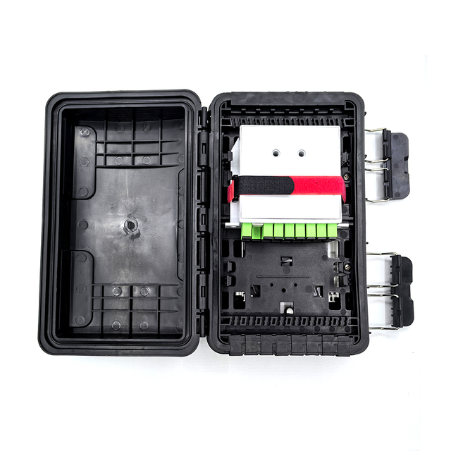 Outdoor Waterproof 16 Core Optical Fiber Optic Distribution Box with 1*16 Cassette PLC Splitter