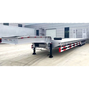 Remolque de plataforma baja hidráulica de 3, 4 y 5 ejes para trabajo pesado, de 1-2 toneladas, con cuello de cisne, 12.5x2.5x1.5m, Shandong Fengniao - Product Image 6