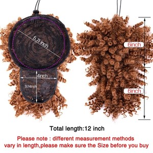 Franges synthétiques bouclées, franges de <span class=keywords><strong>cheveux</strong></span> crépus bouclés, extensions de <span class=keywords><strong>cheveux</strong></span> courtes à clipser, <span class=keywords><strong>frange</strong></span> ajustable pour femmes - Product Image 6