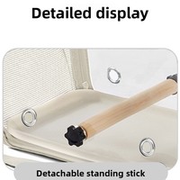 Sac à dos transparent pliable en PVC pour oiseaux, portable, anti-évasion, motif peau de tigre, pour petits animaux