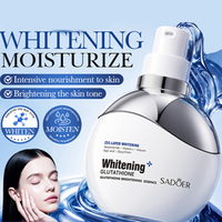 Sadoer 50ml Sérum Visage Éclaircissant au Glutathion Anti-Taches Anti-Oxydant Anti-Teint Terne Nourrissant Lissant