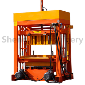 Machine à blocs de béton hydraulique haute performance SHENGYA Machinery QT4-30, machine à fabriquer des blocs creux, 380v, alimentation électrique triphasée - Product Image 3