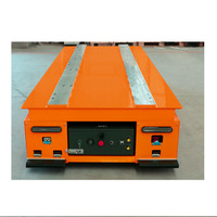 Chariot de transfert électrique sans rail 50t, alimenté par batterie, télécommandé, alimenté par câble, fourni directement par l'usine