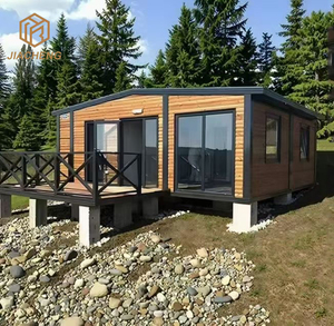 2026 Casas Móviles Prefabricadas Desmontables Modulares de 40 pies con <span class=keywords><strong>Panel</strong></span> Sándwich y Junta Mortise-Tenon, Edificio de Oficinas Expandible para - Product Image 1