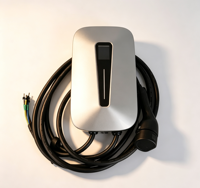 Standar Baru Uni Eropa 7kW 32A Wallbox Pengisian Daya EV Rumah Tangga Model T8, Kontrol Aplikasi Pintar & Wi-Fi, Pengisi Daya IP55, Disetujui CQC CE TUV