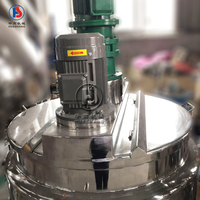 Cuve de mélange en acier inoxydable à chauffage électrique avec agitateur et système de contrôle de la température