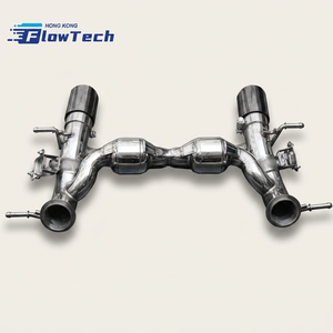 ระบบท่อไอเสียประสิทธิภาพสูงสำหรับมาเซราติ MC20 3.0T สแตนเลสสตีลแบบ Catback พร้อมท่อเก็บเสียงและวาล์ว - Product Image 2