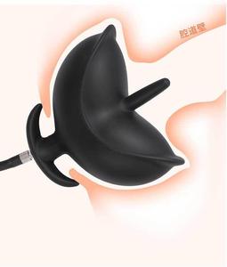 Plug anal gonflable extensible en forme de bourgeon de <span class=keywords><strong>fleur</strong></span> avec pompe séparée, masseur de prostate, dilatateur anal, jouets sexuels anaux pour hommes - Product Image 6