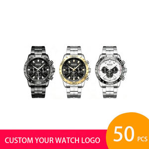 Relojes de Pulsera de Cuarzo para Hombre Megir 2087 en Stock, 1 Pieza con Logotipo Personalizado, 50 Piezas de Fábrica, Fabricante OEM ODM, Diseño de Esfera de Lujo - Product Image 1